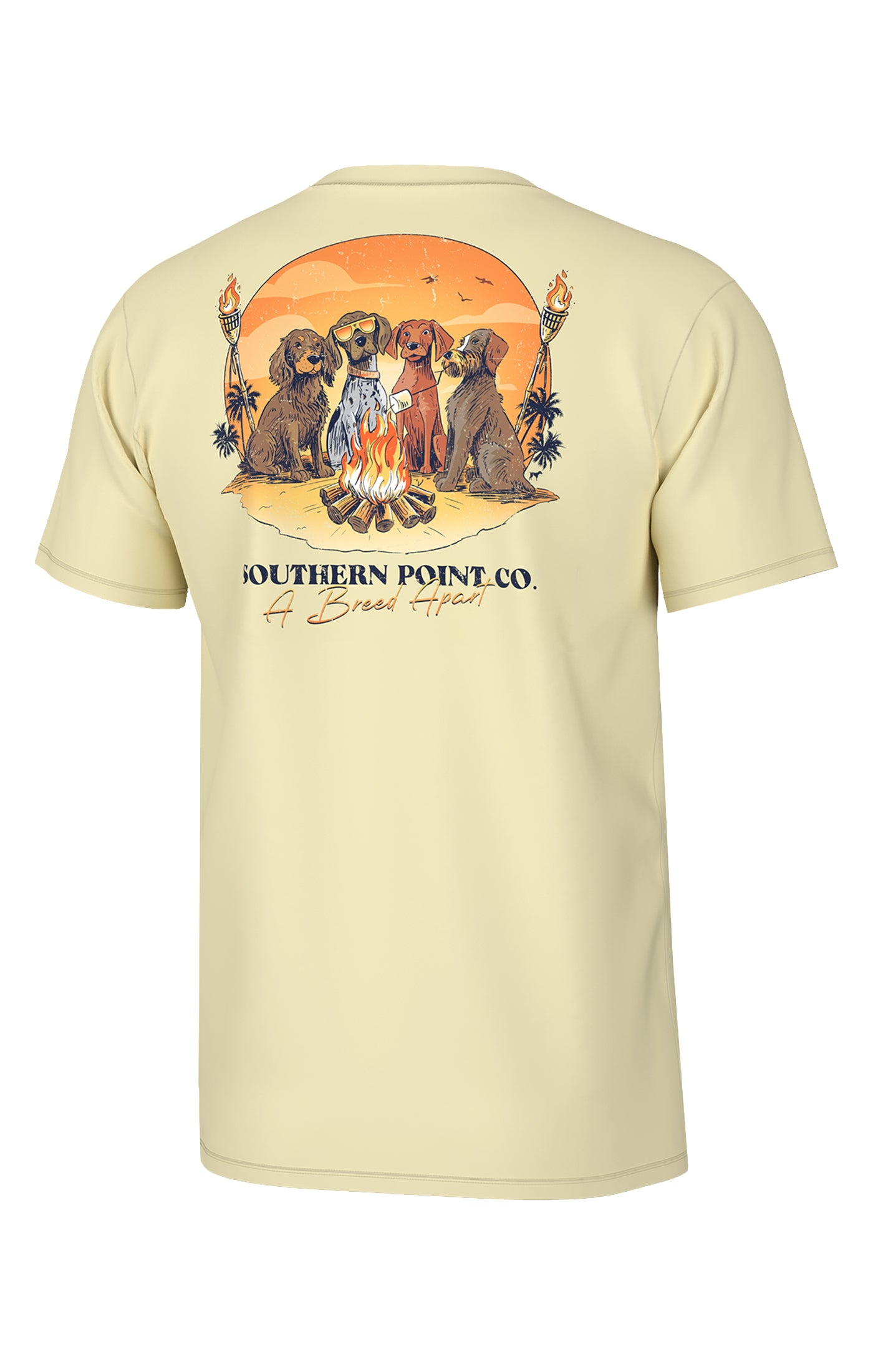 Bird Dog Bonfire Short Sleeve Tee – Southern Point Co