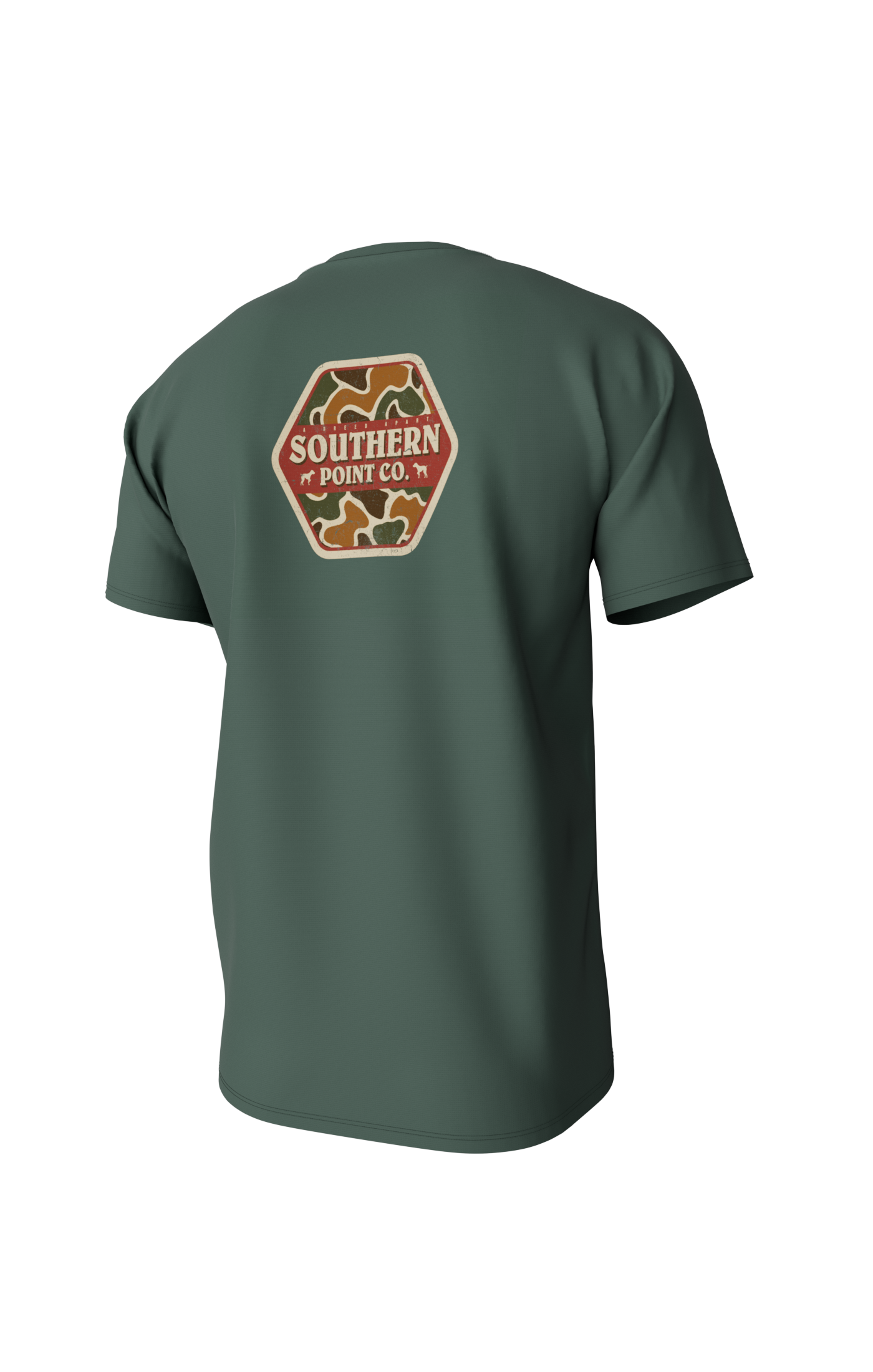 Youth Camo Logo Short Sleeve Pocket Tee