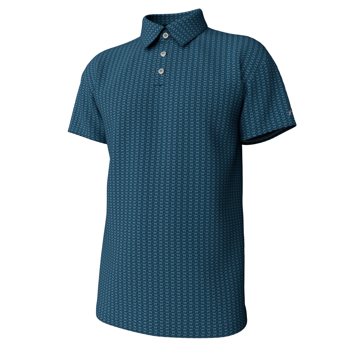 Heritage Print Greyton Performance Polo