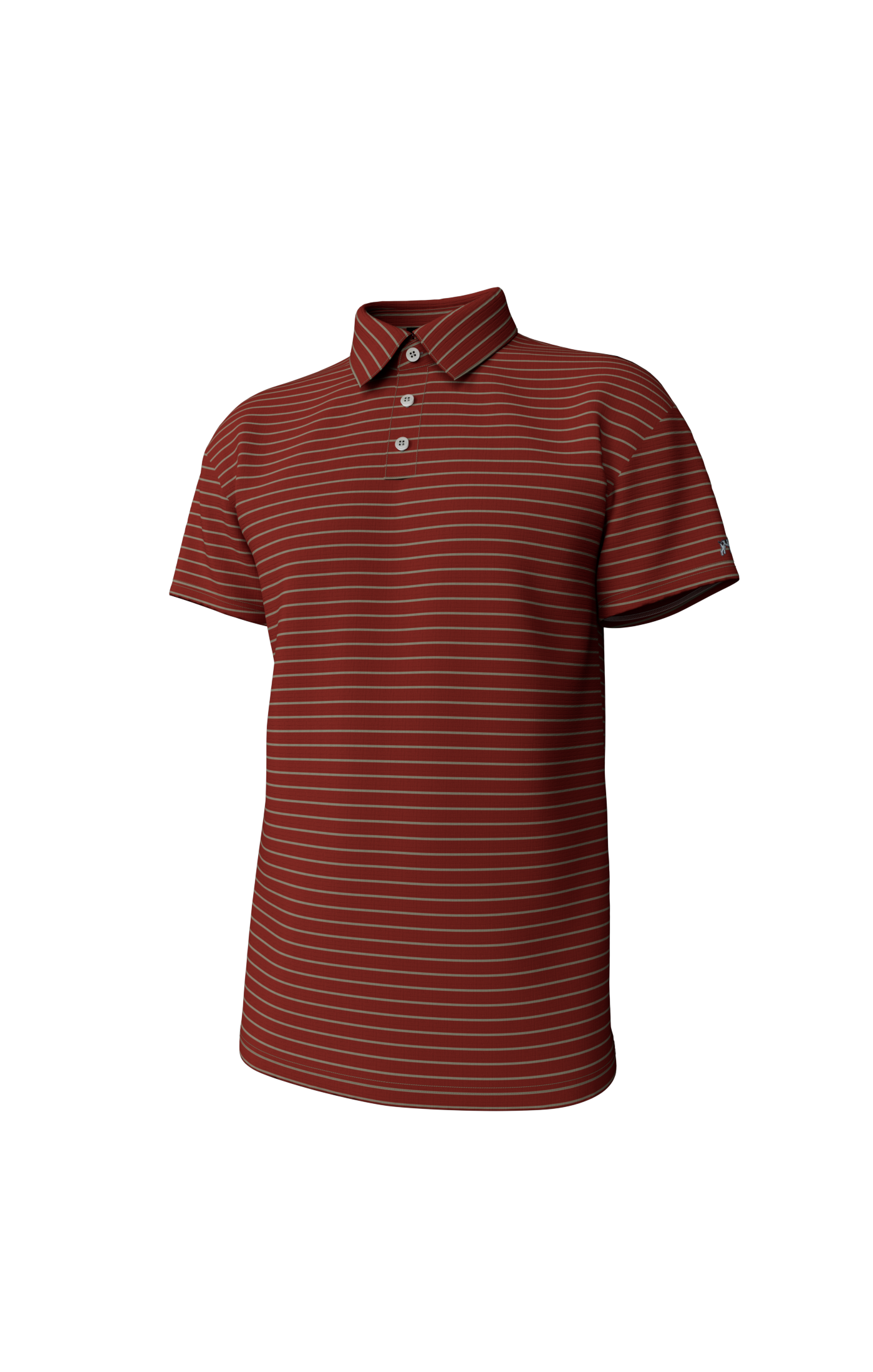 Youth Horizon Stripe Performance Polo
