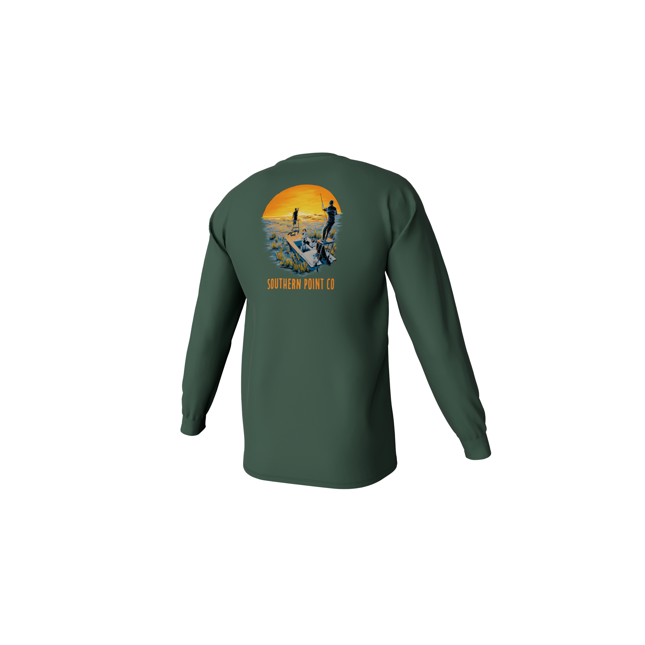 Youth Marsh View Long Sleeve Pocket Tee