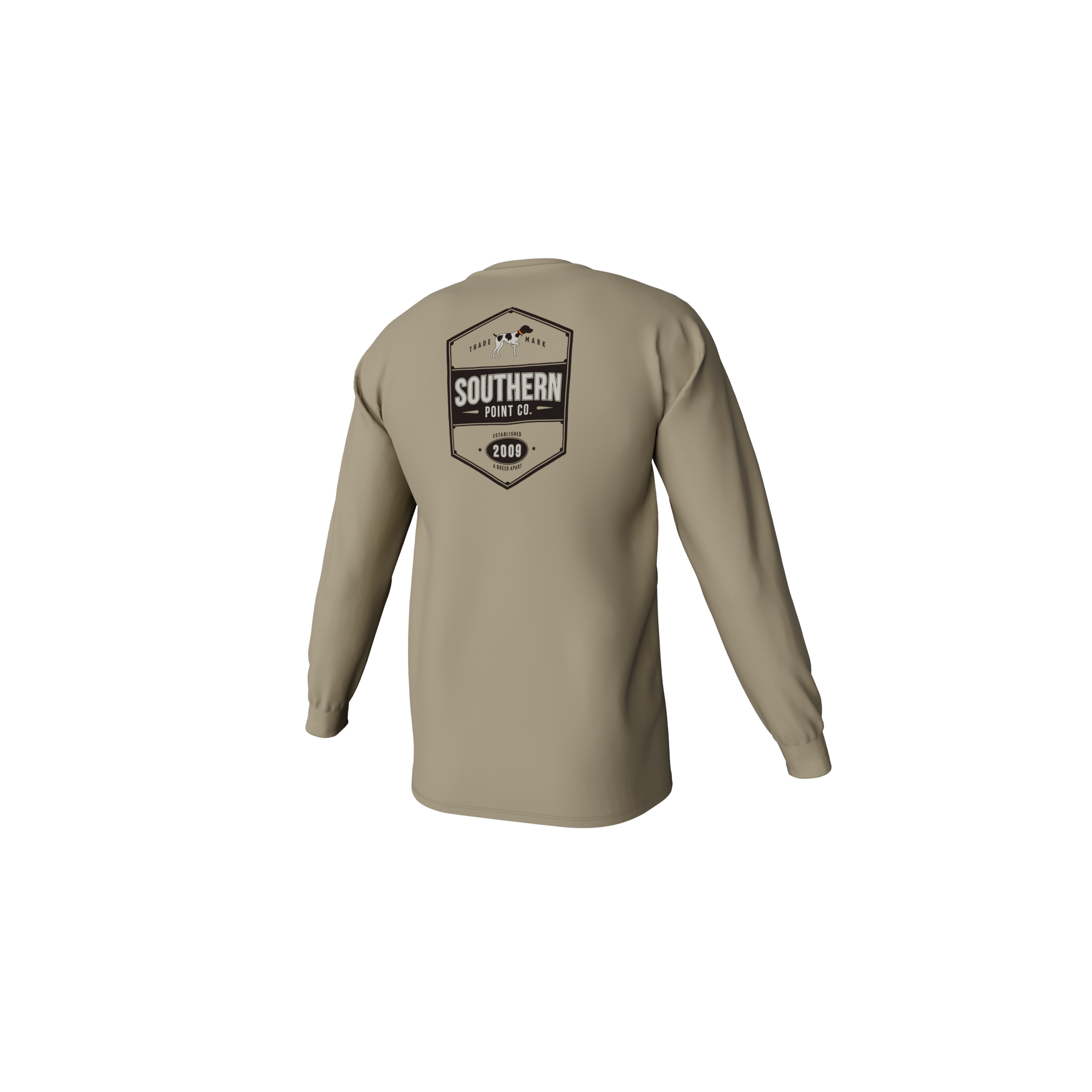 Youth Greyton Badge Long Sleeve Pocket Tee