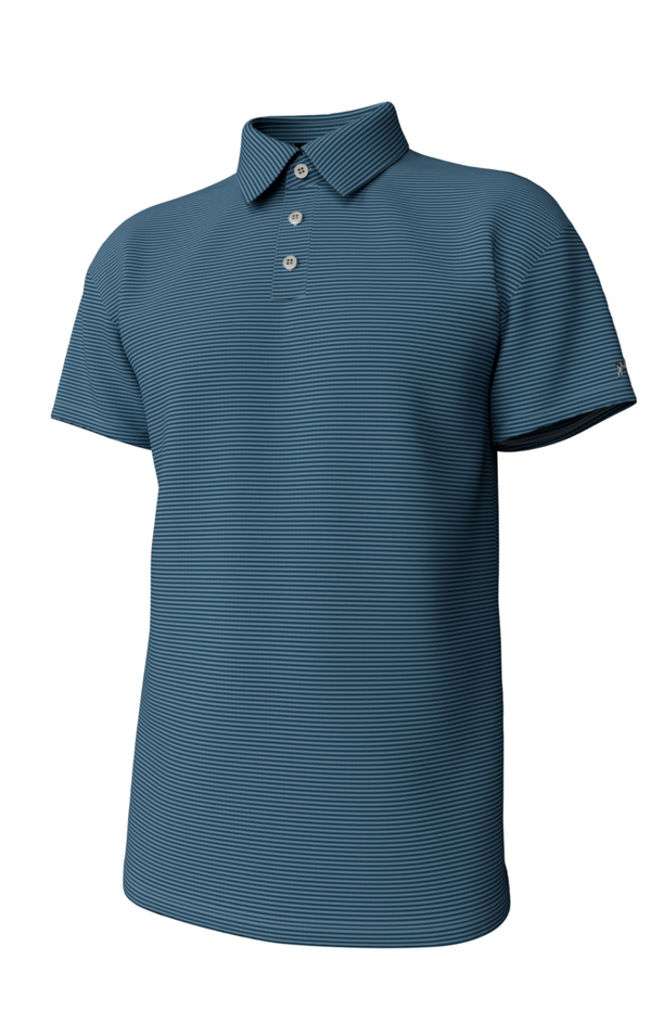 Hinton Stripe Performance Polo