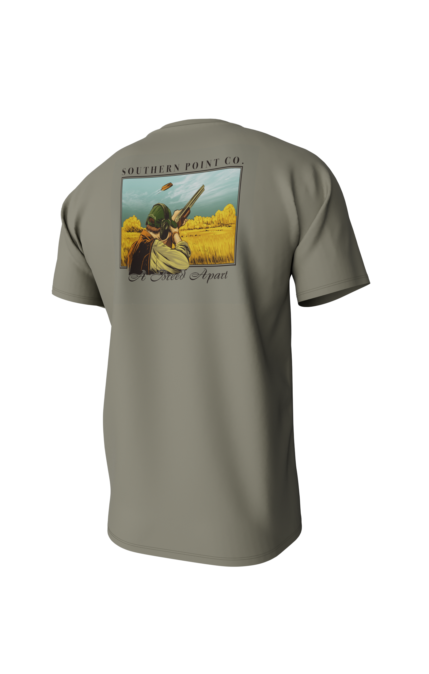 Clay Shooting Short Sleeve Pocket Tee