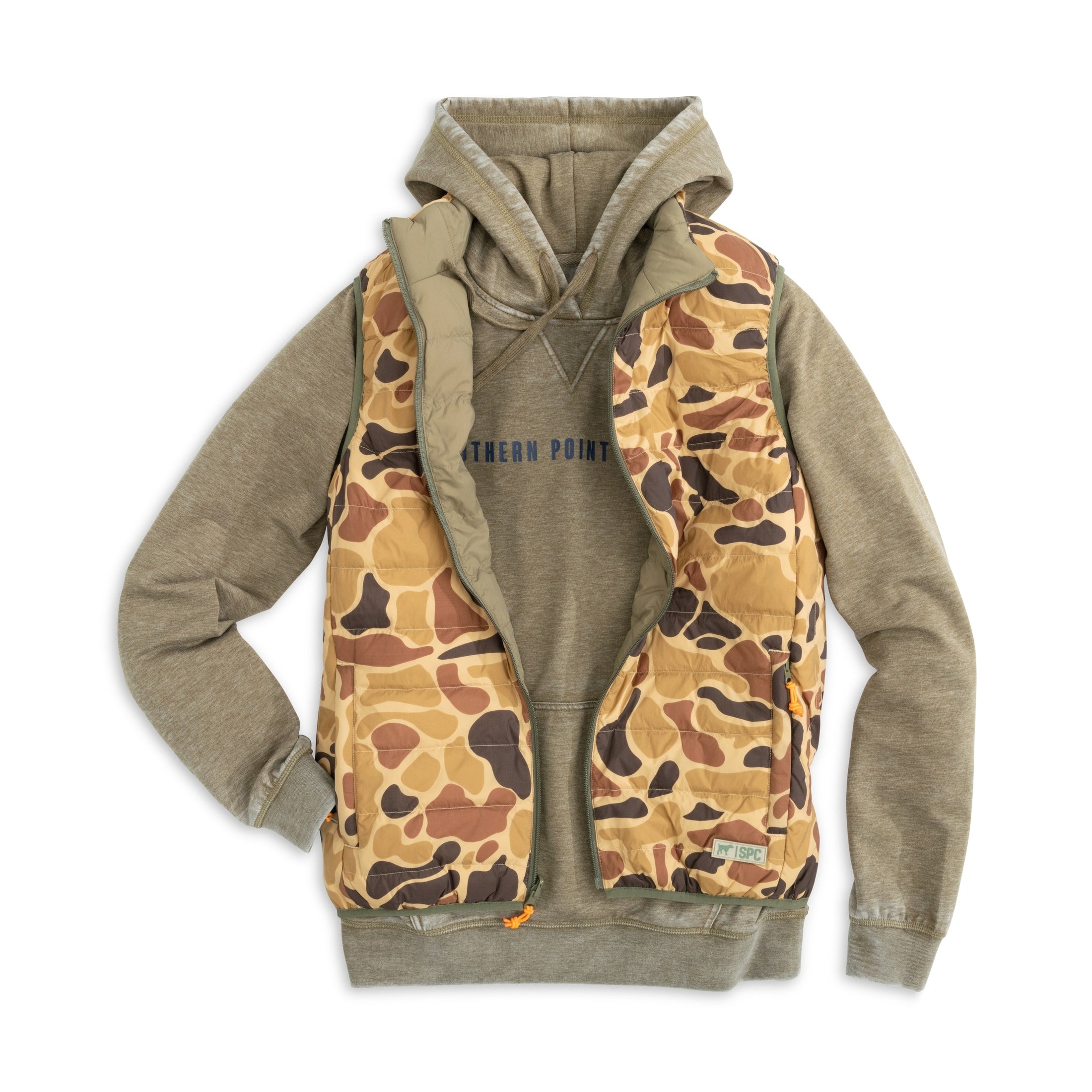 men's reversible down vest