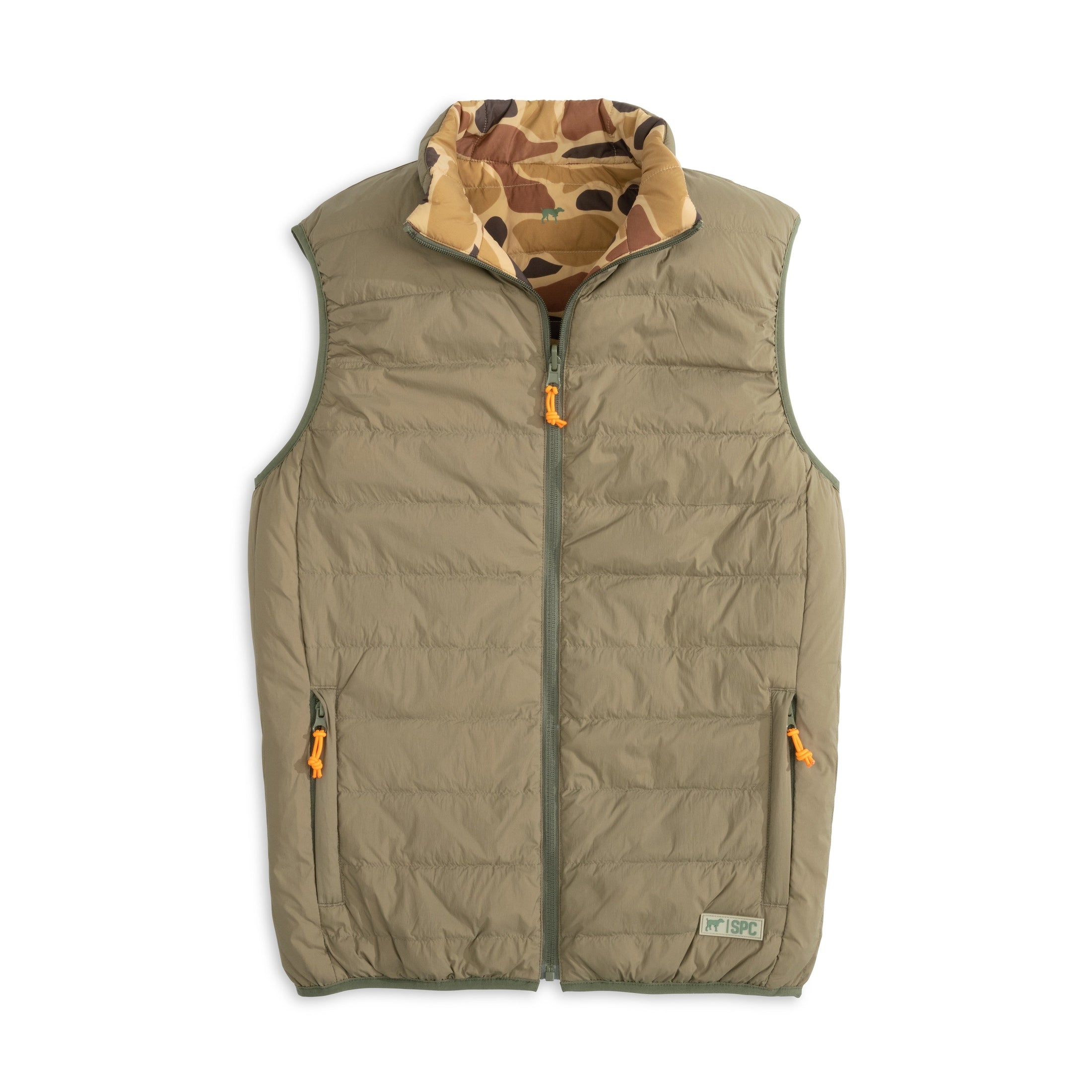 men's reversible down vest