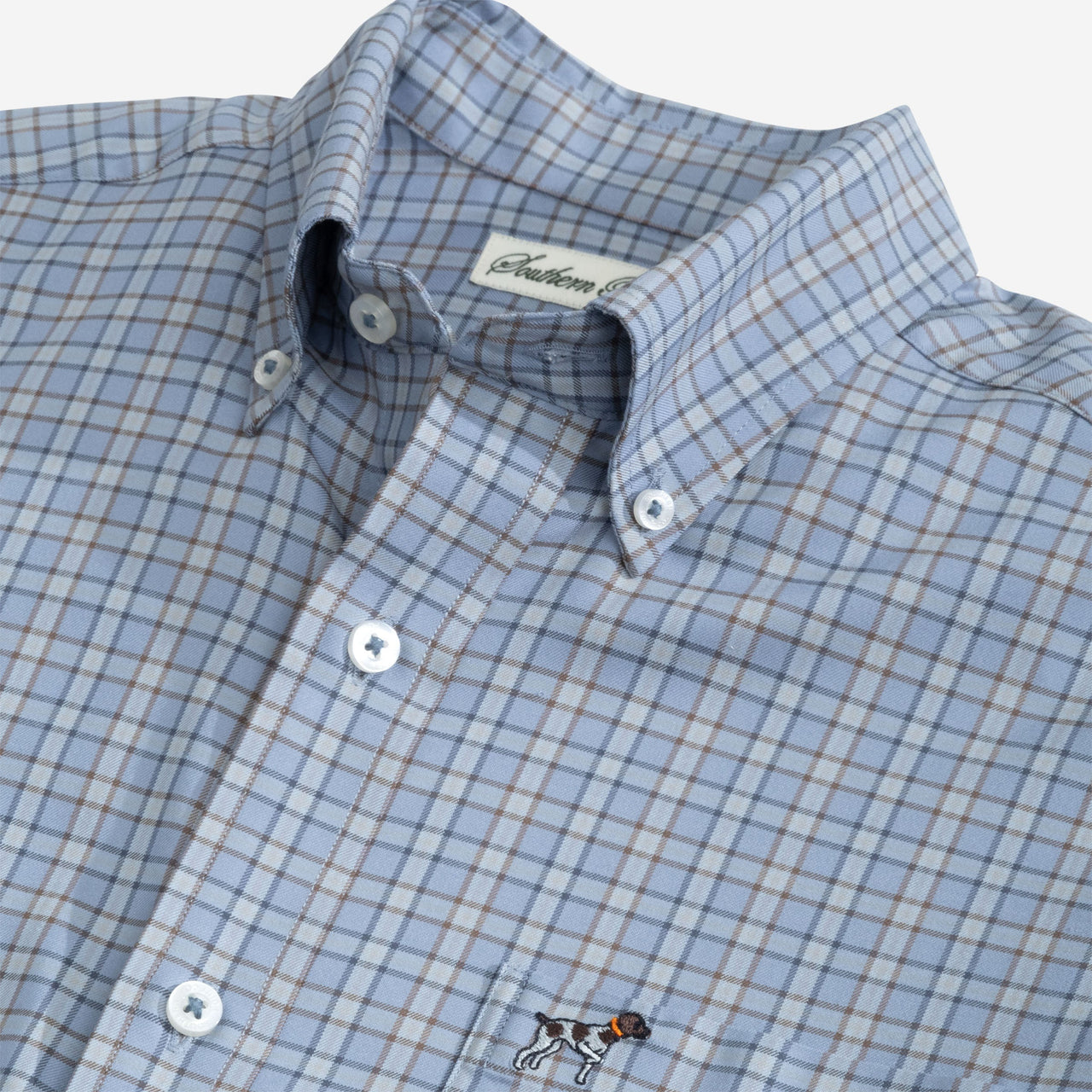 Collins Plaid Stretch Hadley Button Down