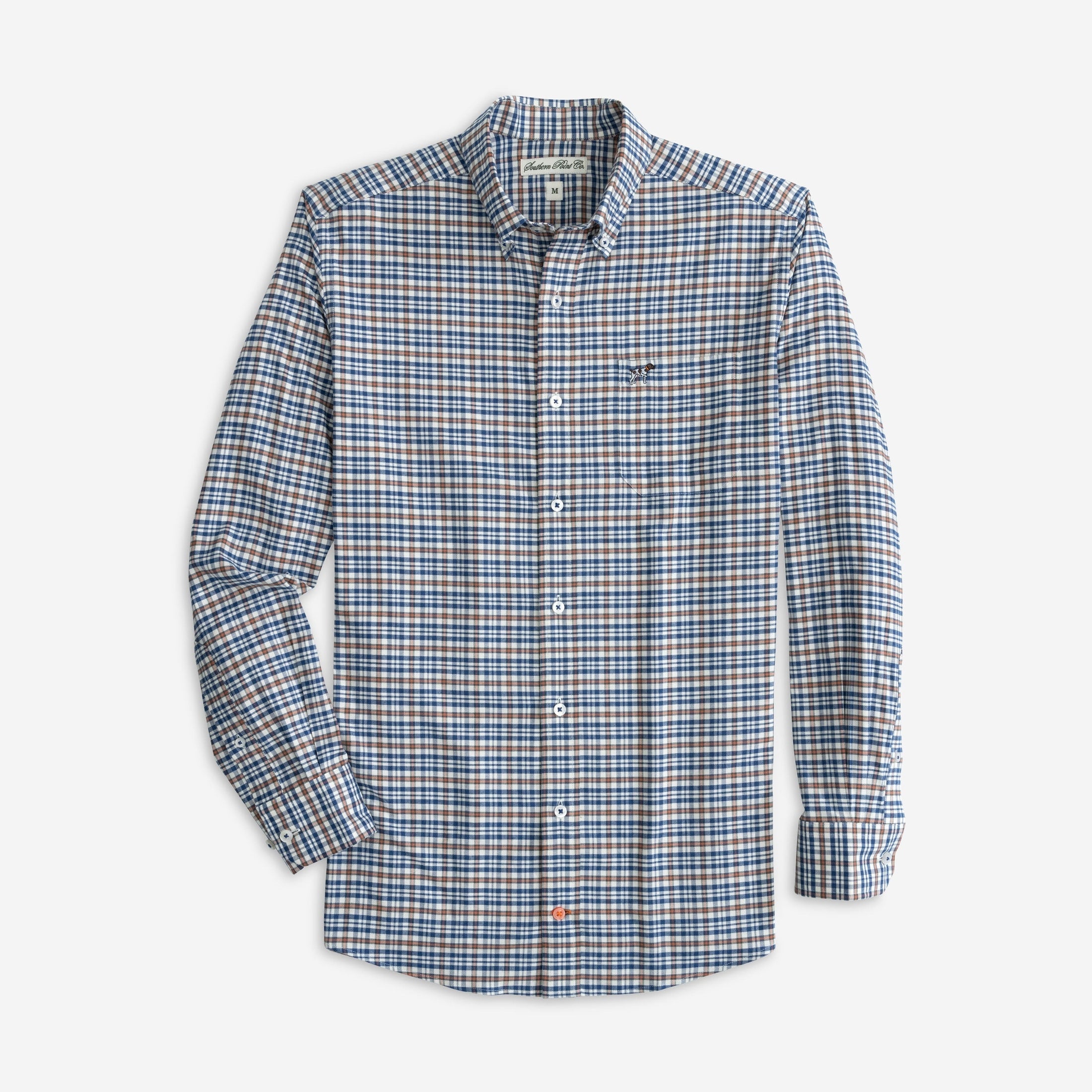 men's long-sleeve flannel shirt