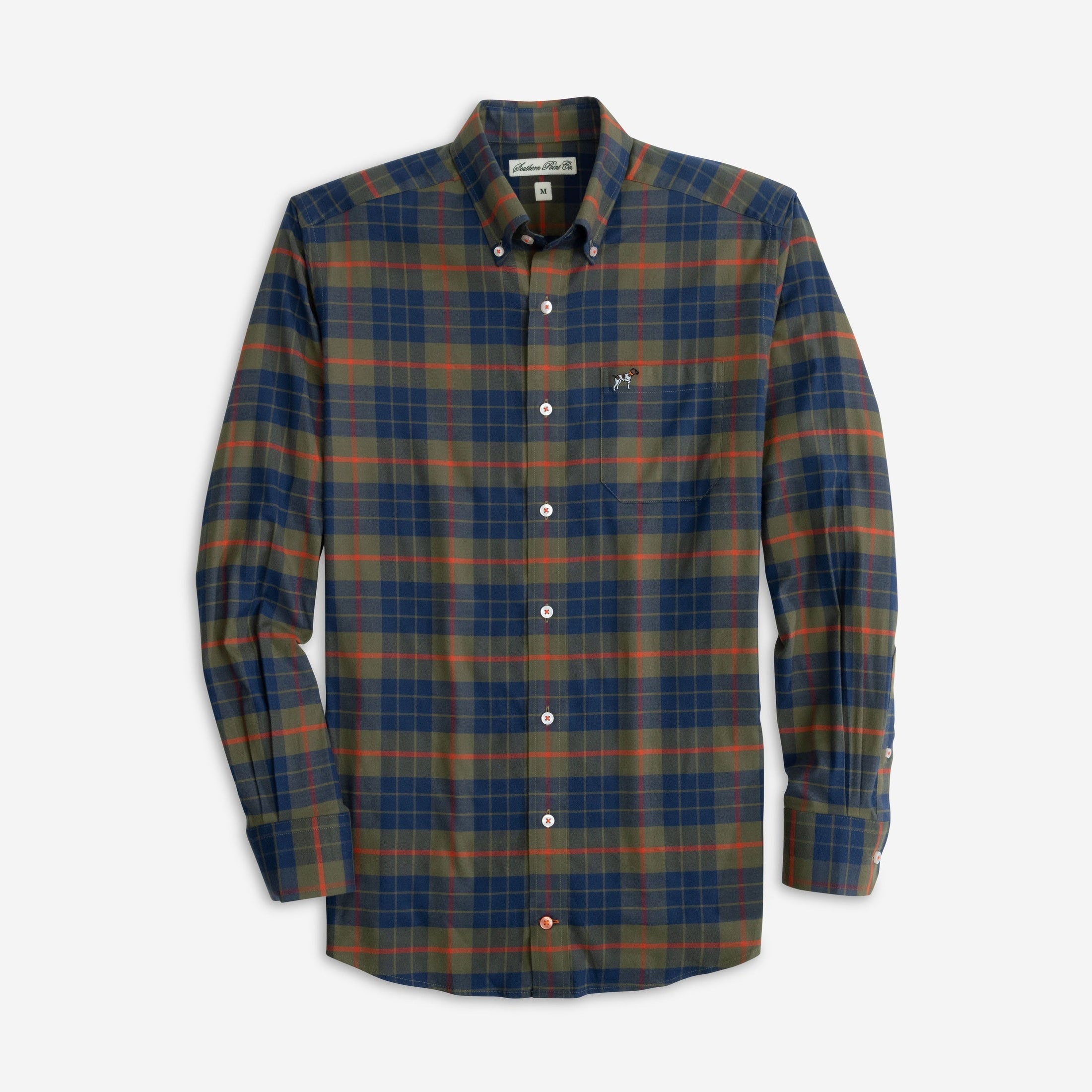 men's long-sleeve flannel shirt