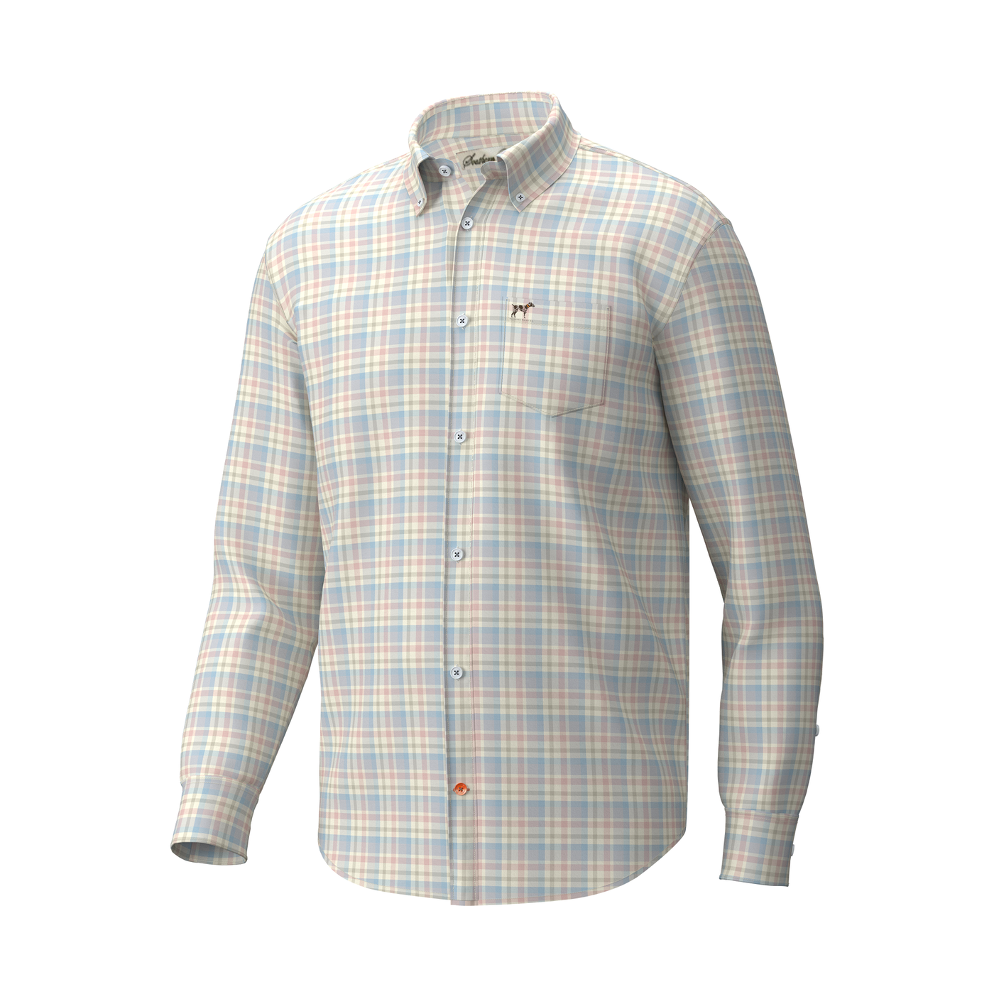 Youth Hadley Performance Button Down BURKE TATTERSALL / XSMALL Youth Hadley Performance Button Down BURKE TATTERSALL / XSMALL