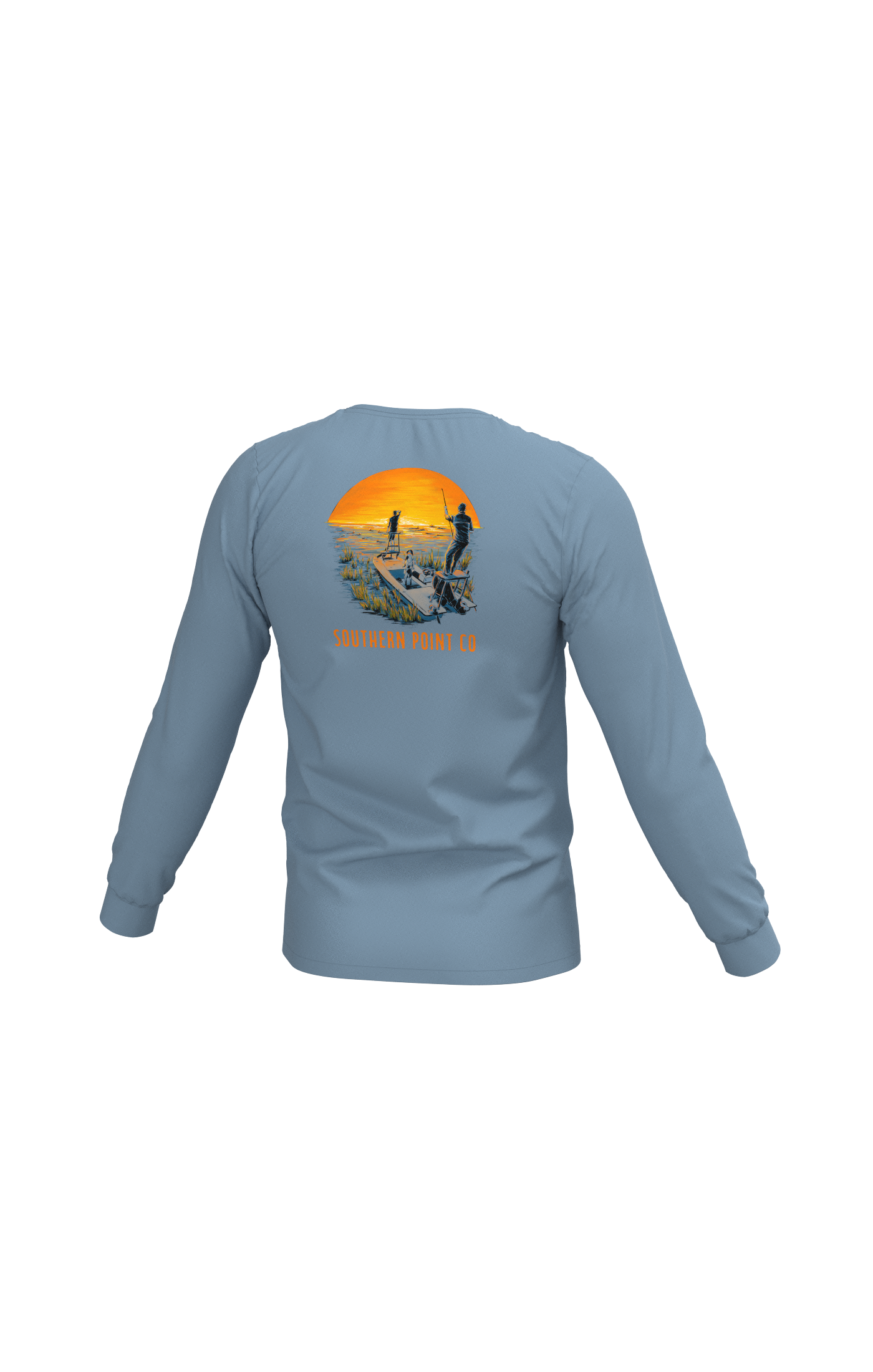Youth Marsh View Long Sleeve Pocket Tee