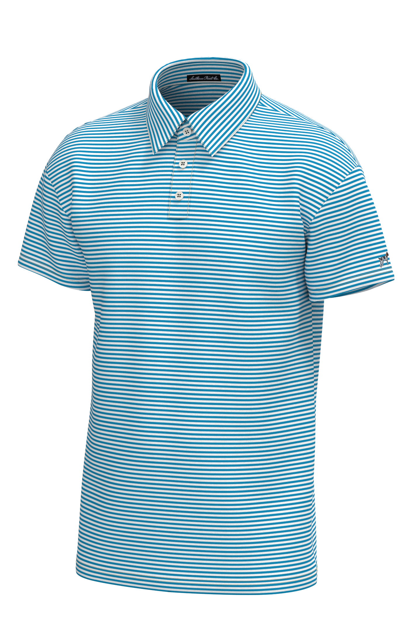 Youth Morgan Stripe Performance Polo