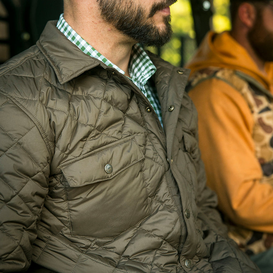 southern point dress shirts The Hadley Shirt in Navy and Olive Check by Southern Point S / Multi