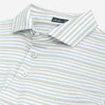 Valley Stripe men's short sleeved polo shirt