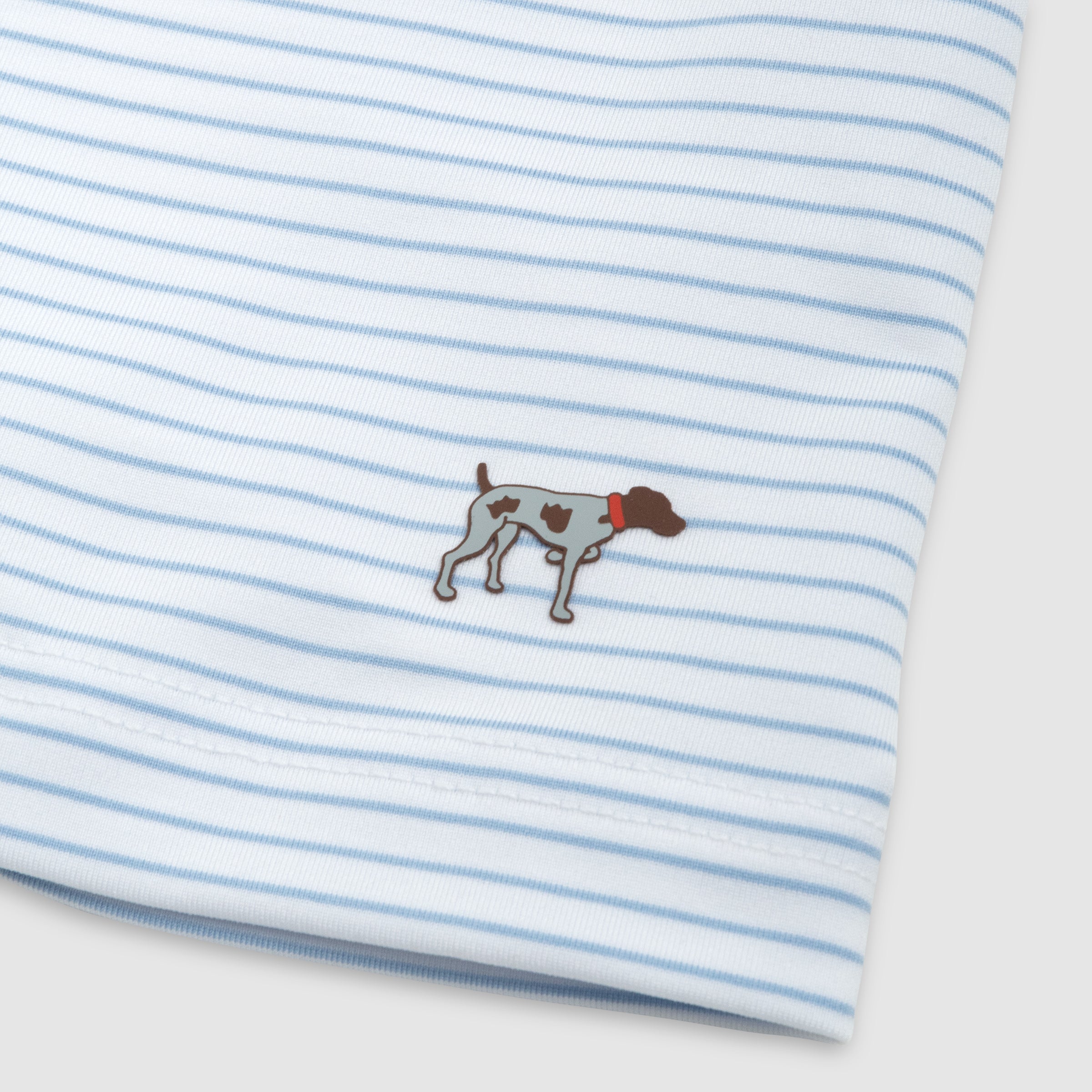 short-sleeved polo shirt logo